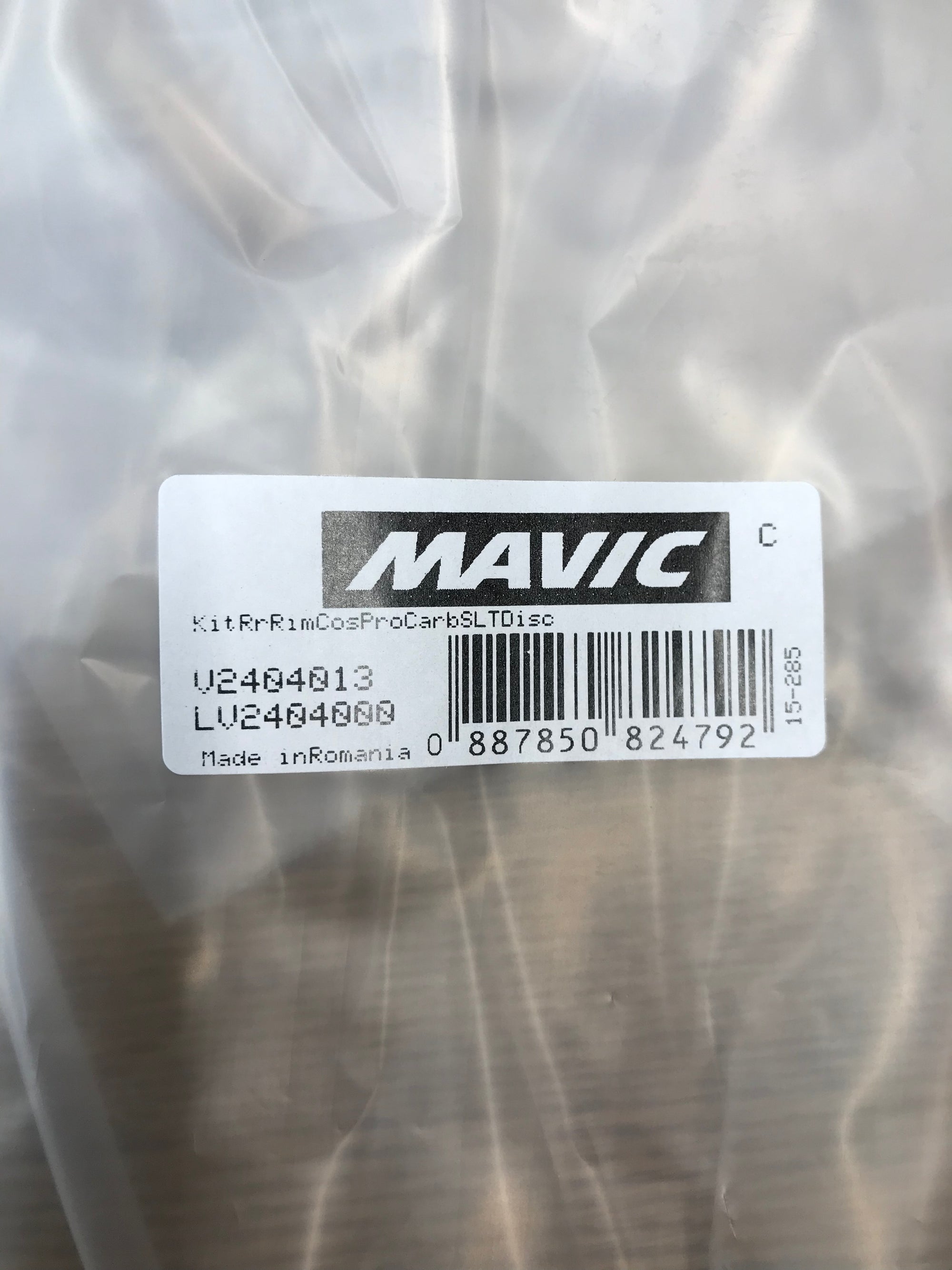 Mavic Cosmic Pro Carbon SL T Disc Rear Rim V2404013 2016+