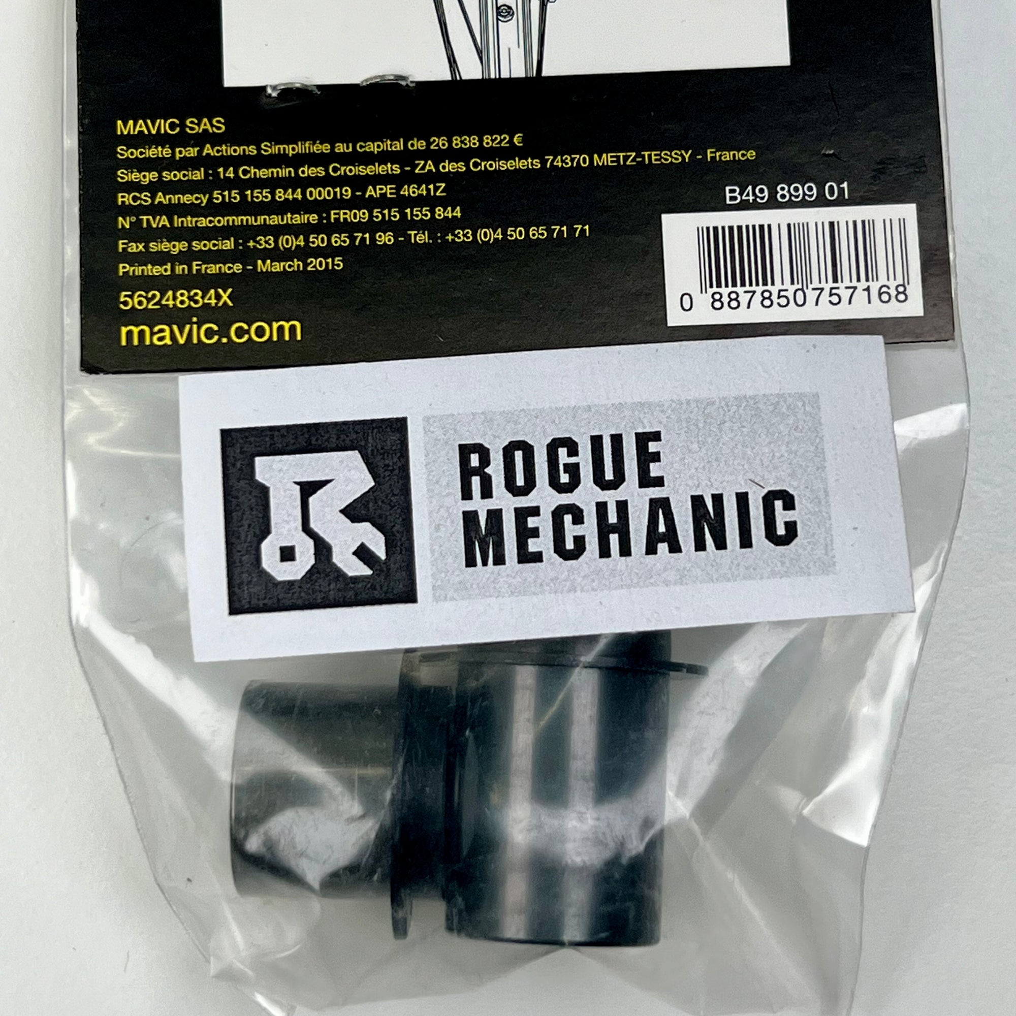 Mavic Rear Axle Adapters B4989901 (Center Lock)