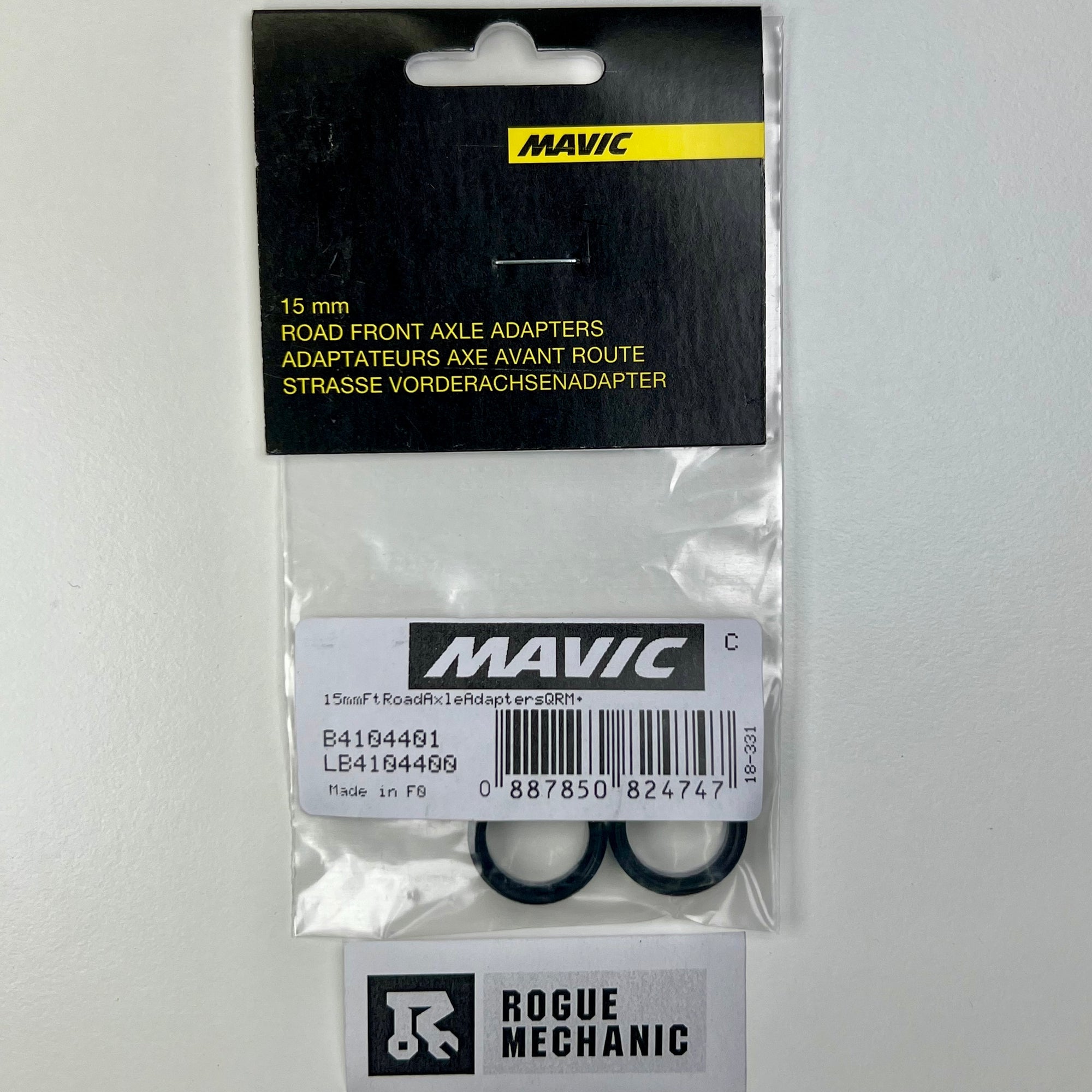 Mavic Front 15mm Axle Adapters B4104401