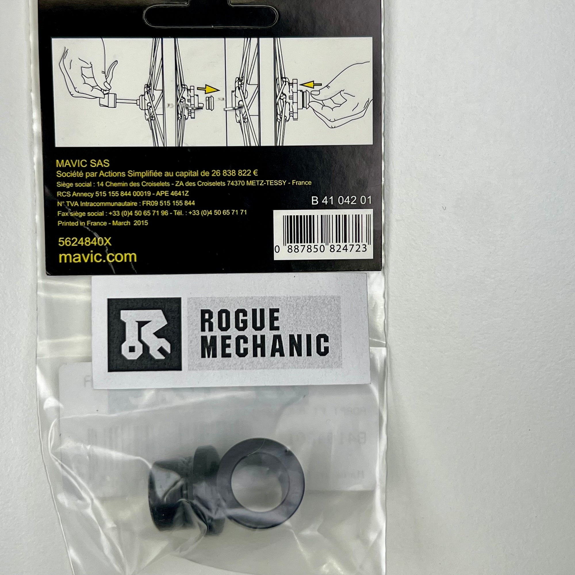 Mavic Front Road 12mm Axle Adapters B4104201