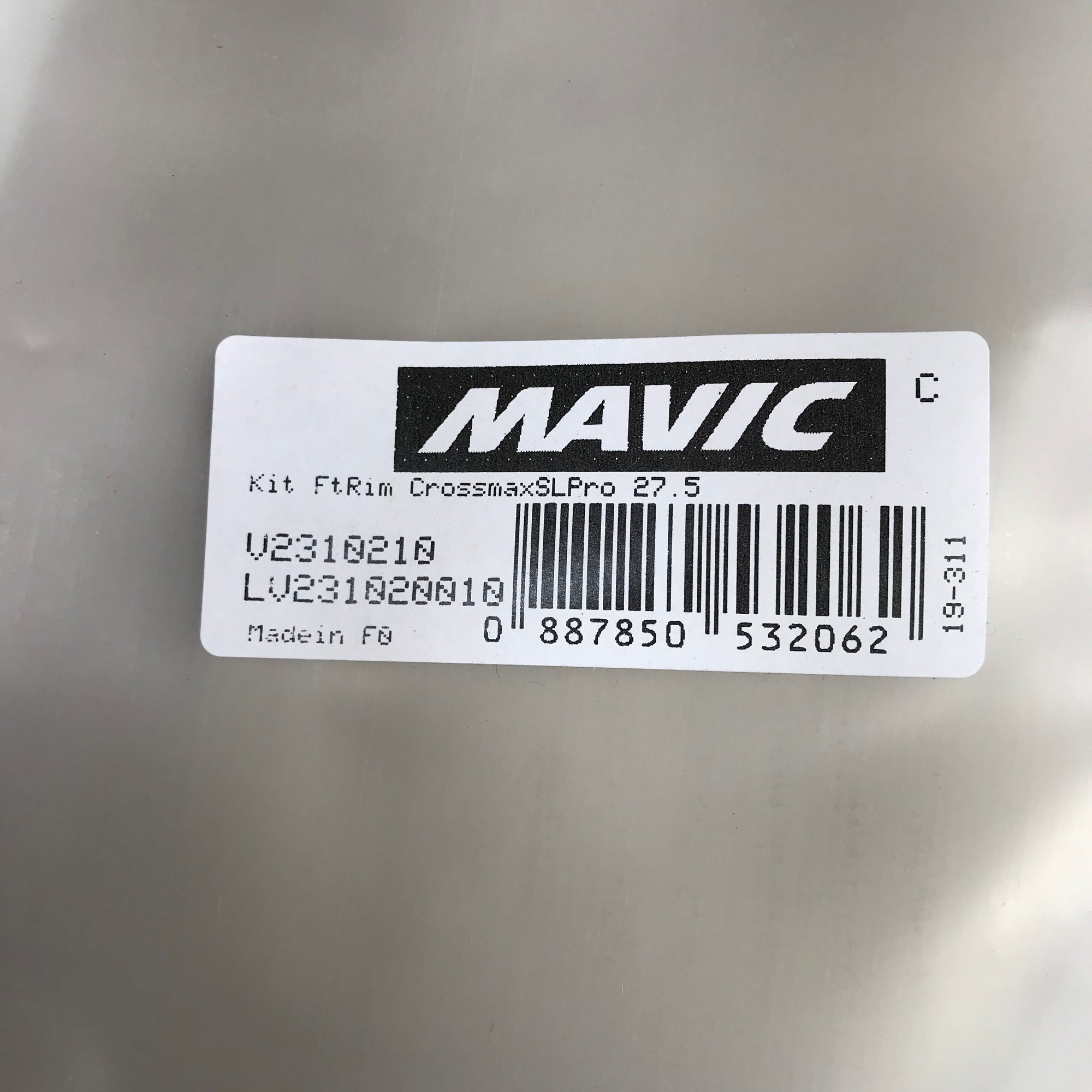 Mavic Crossmax SL FRONT Rim 27.5" 2015+ - V2310210