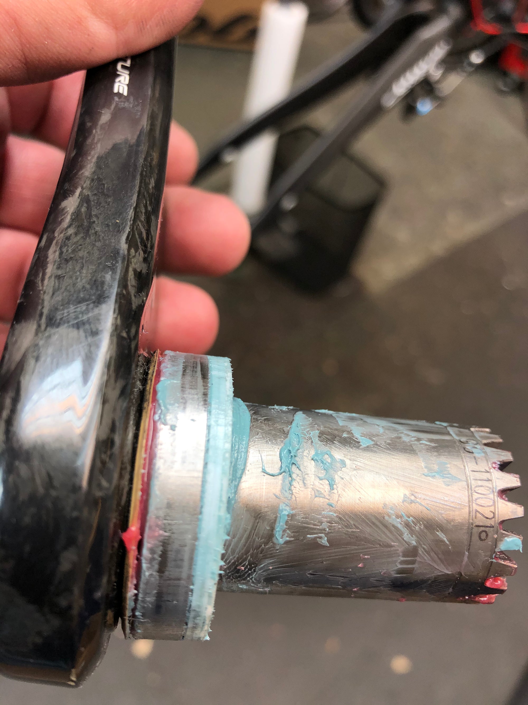 RogueMechanic PTFE Shim Kit for Campagnolo Ultra-Torque press fit and T47 bottom brackets.