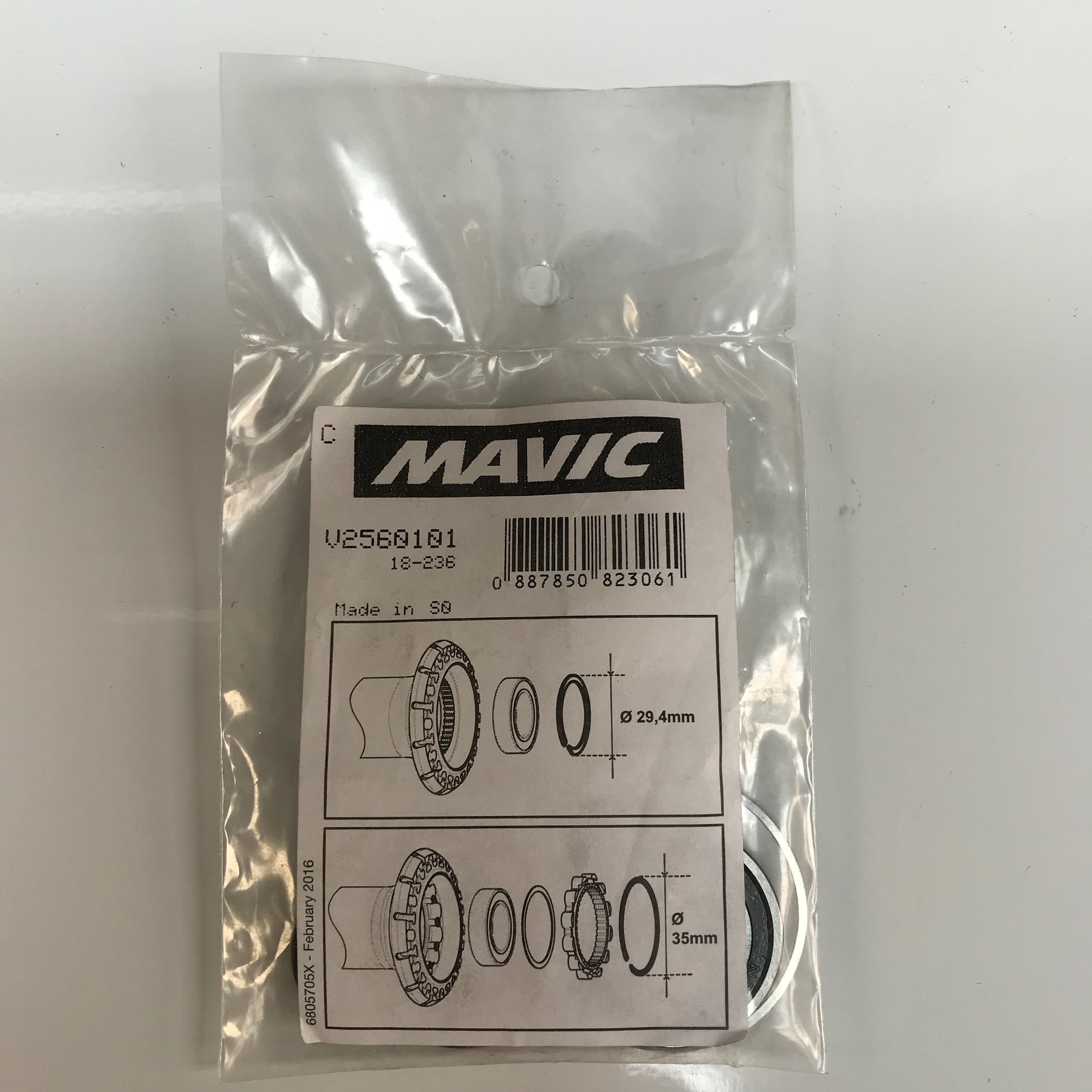 Mavic Rear Hub Bearings V2560101