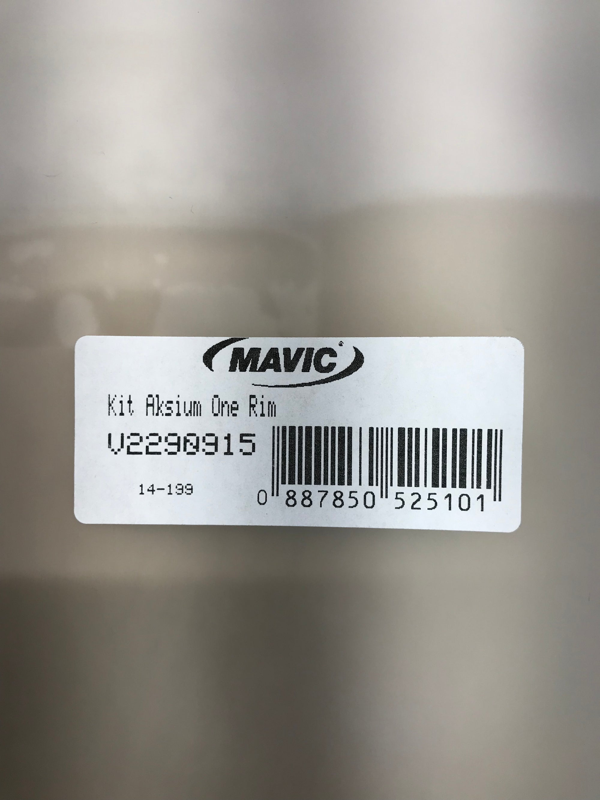 Mavic Aksium One Rim Front/Rear (2015+) - V2290915