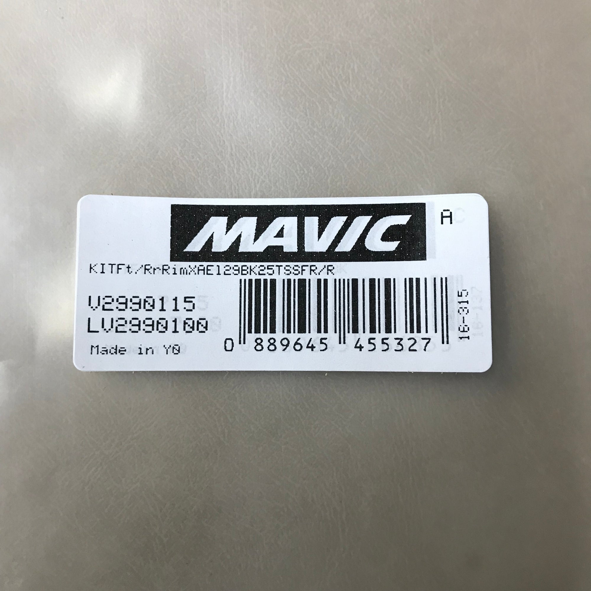 Mavic E-XA/XA Elite 29" FRONT/REAR Rim 2018+- V2990115