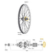 Mavic Drive Side Spoke Retaining Rings Crossmax SX - 99544501