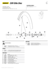 Mavic CXR Elite Disc REAR Rim 2017+ - V2408813