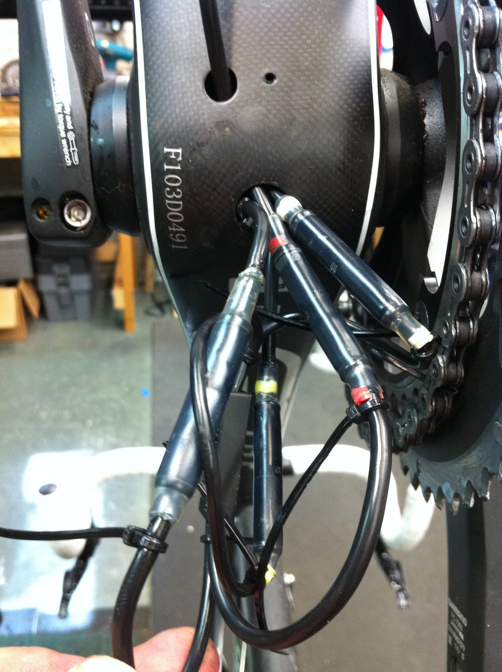 1st Gen Shimano Di2 connections...