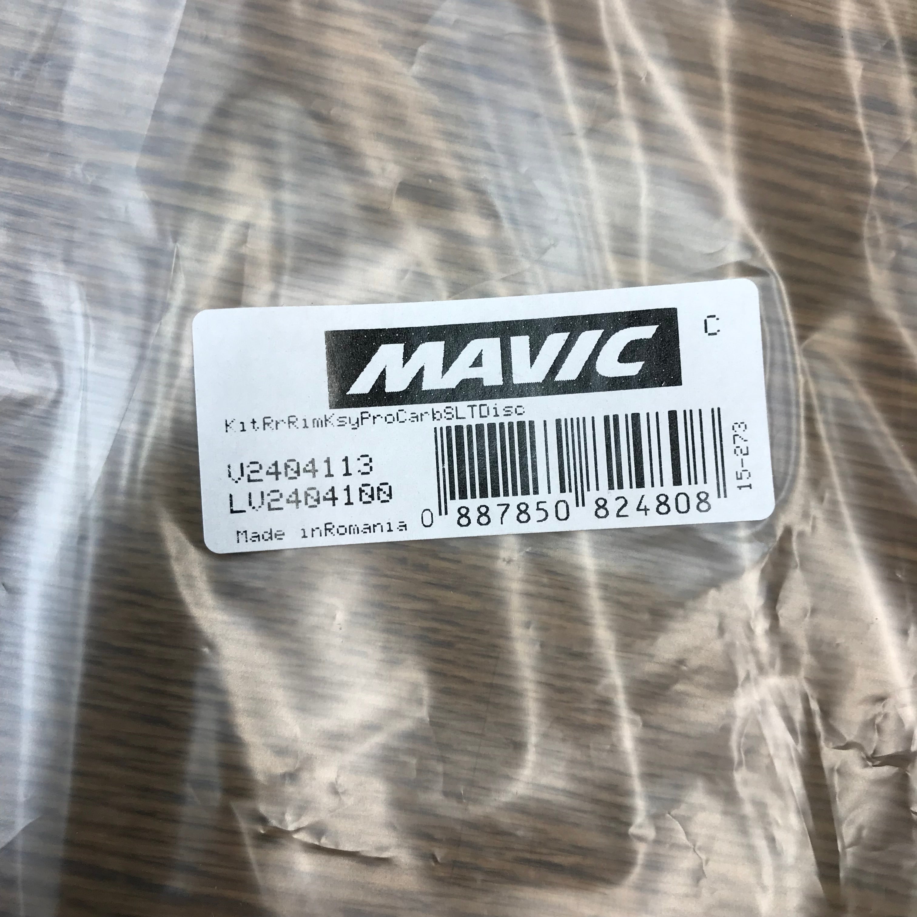 Mavic Ksyrium Pro Carbon SL T DISC REAR Rim 2016+ - V2404113