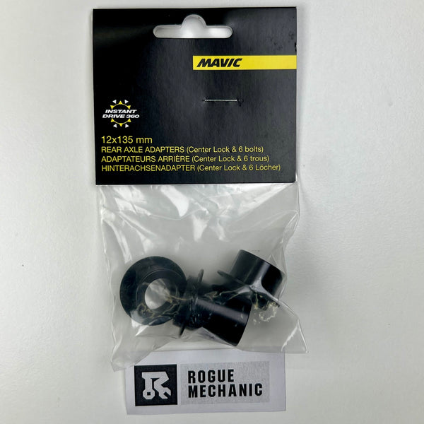 Mavic Rear Road 12x135 Axle Adapters - B4989501 - RogueMechanic