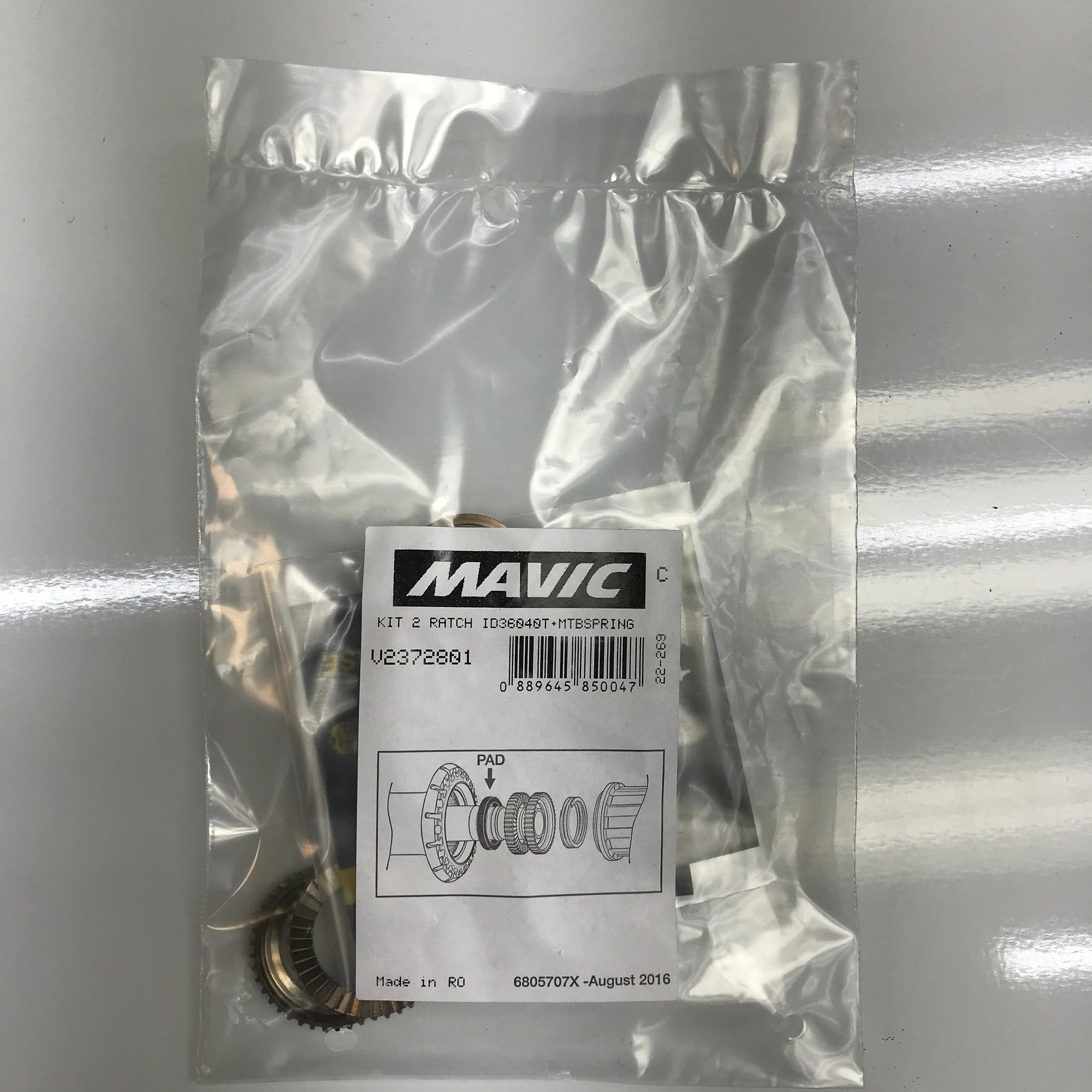 Mavic Kit 2 Ratchets ID360 40T with springs and grease, V2372801
