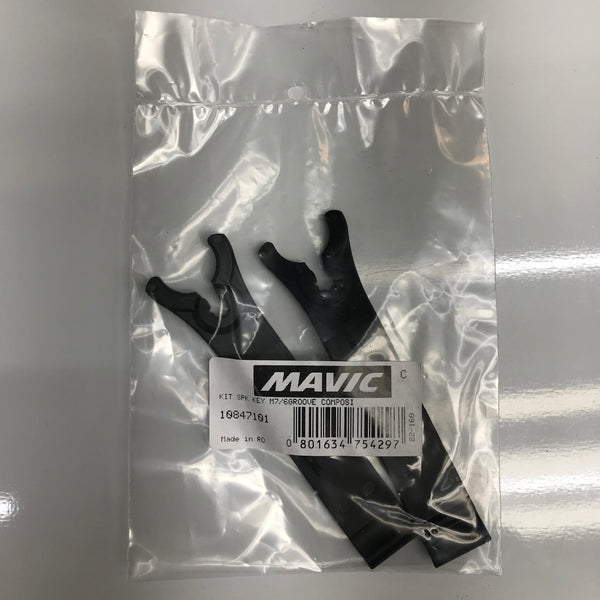 Mavic MultiTool Spoke Wrench/Hub Adjust/Tire Levers (2) 10847101
