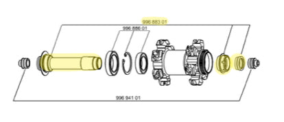Mavic Front Axle for CenterLock (2012+) - 99688301