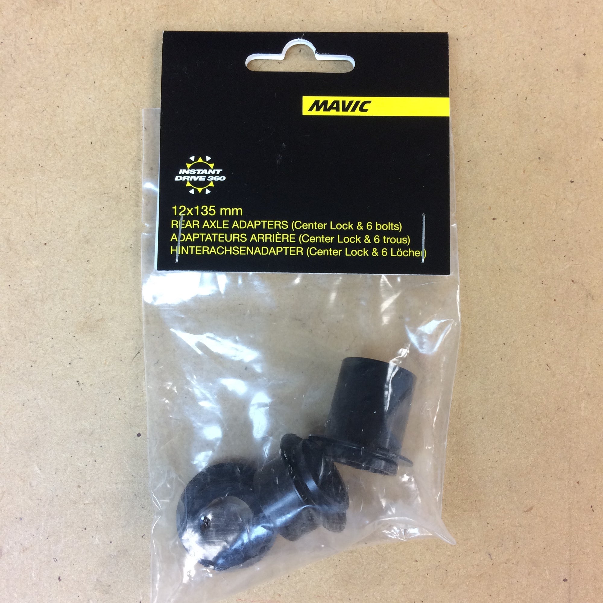 Mavic Rear Road 12x135 Axle Adapters - B4989501