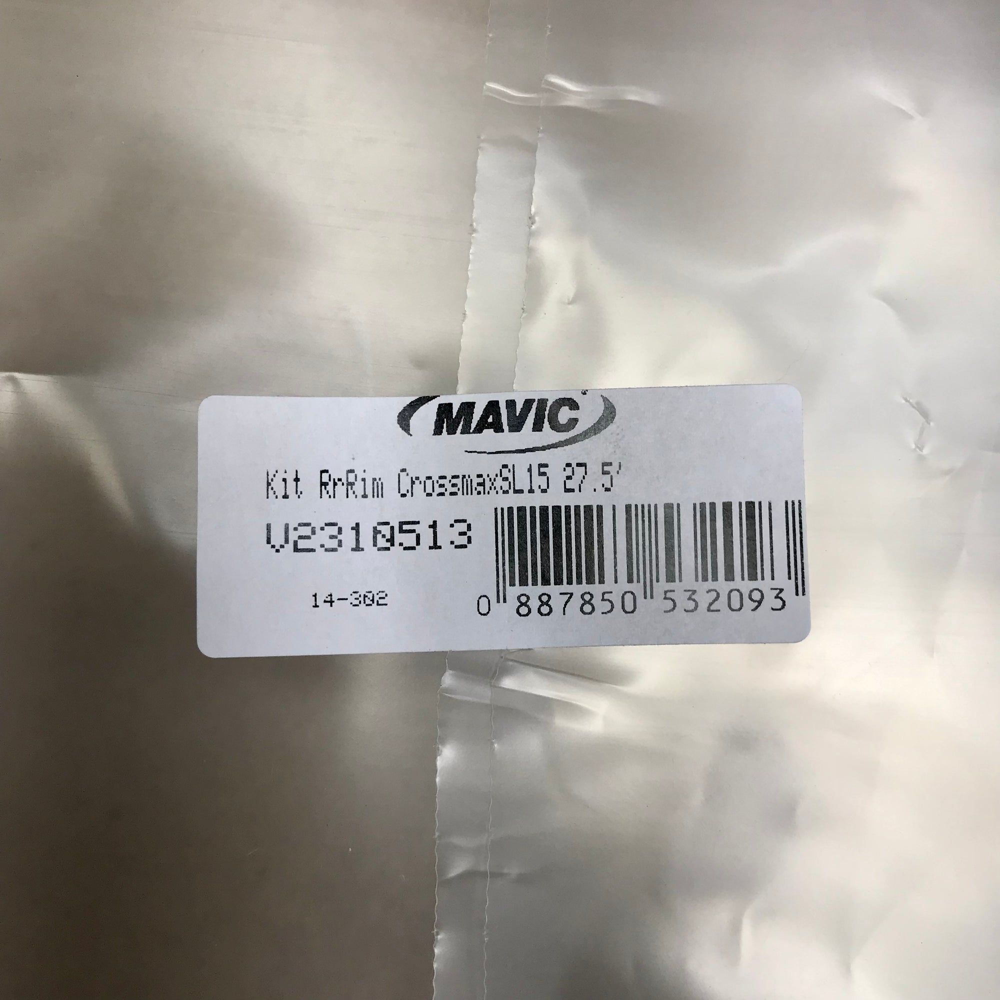 Mavic Crossmax SL REAR Rim 27.5&quot; 2016+  -  V2310513