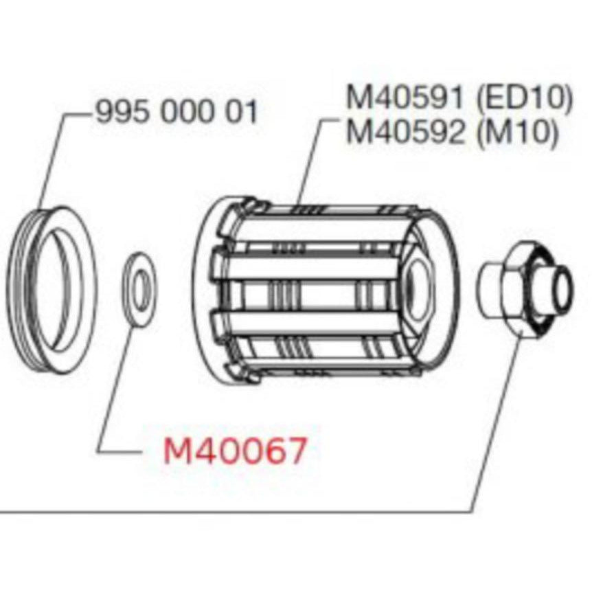 Mavic Freehub Spacer - M40067