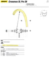 Mavic Crossmax SL Pro FRONT Rim 26&quot; 2016+  -  V2310110
